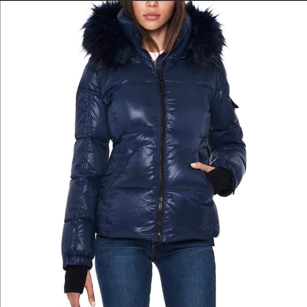 (P24) S13 Women’s Down Puffer Jacket -Blue